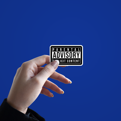 Parental advisory Sticker