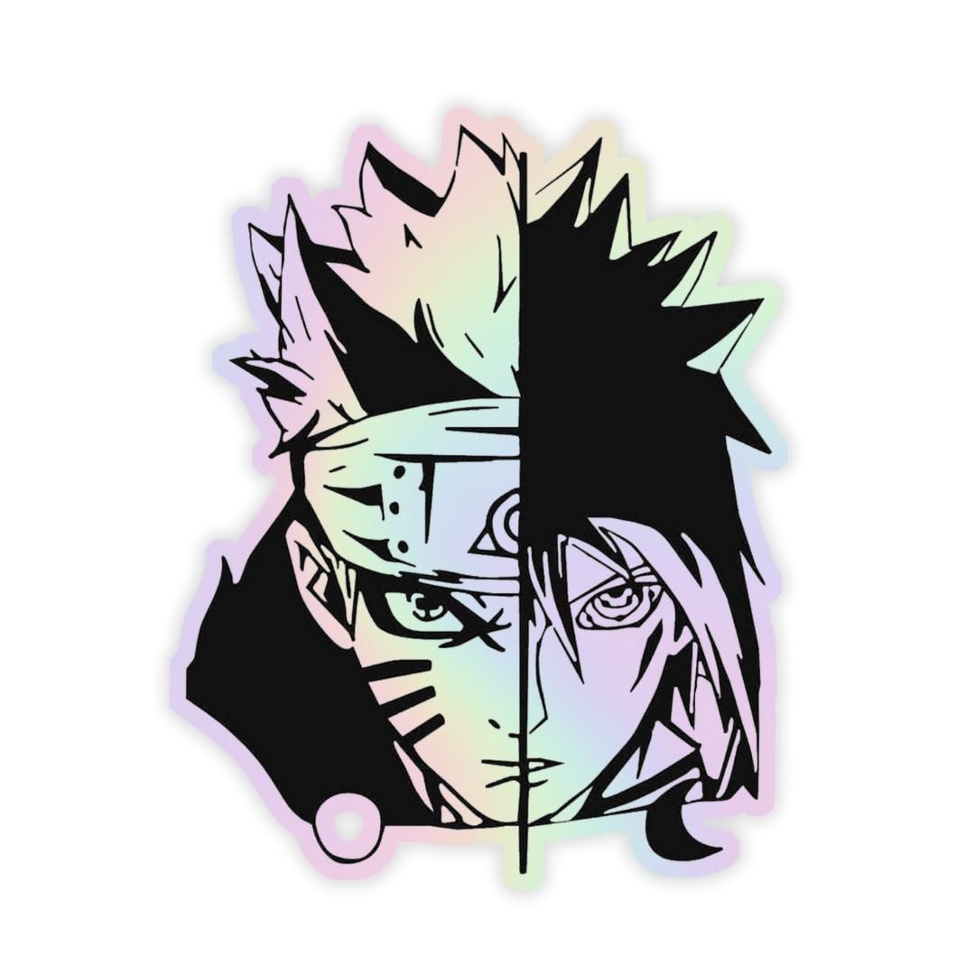 Sasuke Uchiha Holographic Sticker