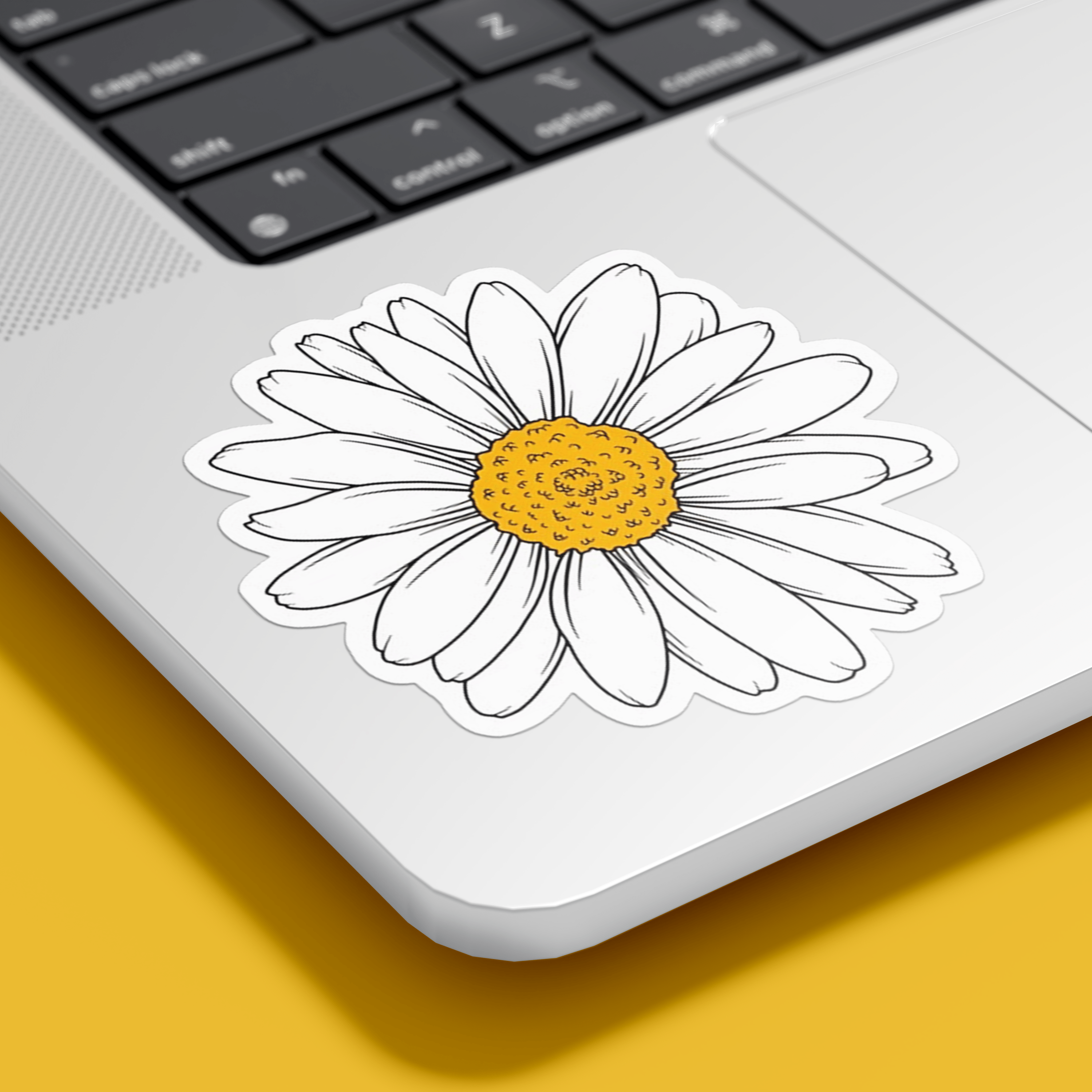 Daisy Flower Sticker