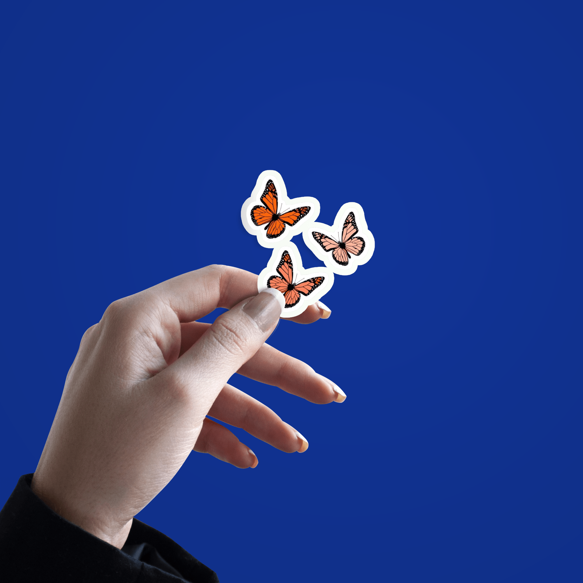 3 Butterflies Sticker