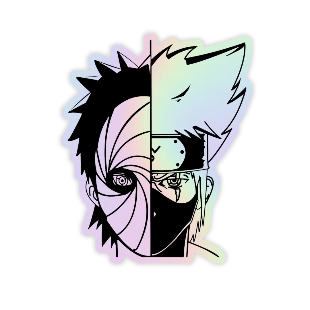 Kakashi Obita Holographic Sticker