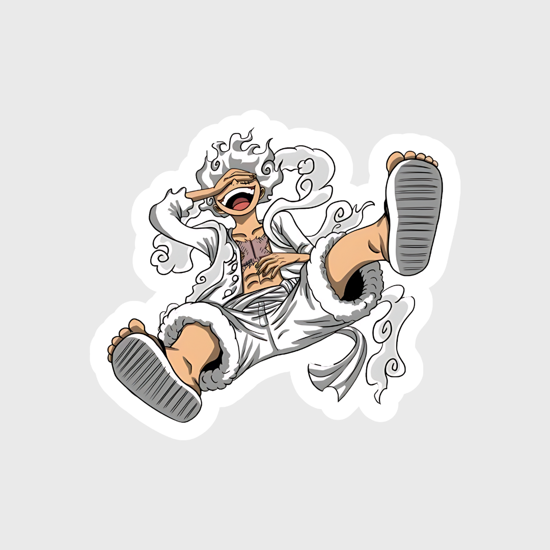 One piece luffy gear 5 sticker