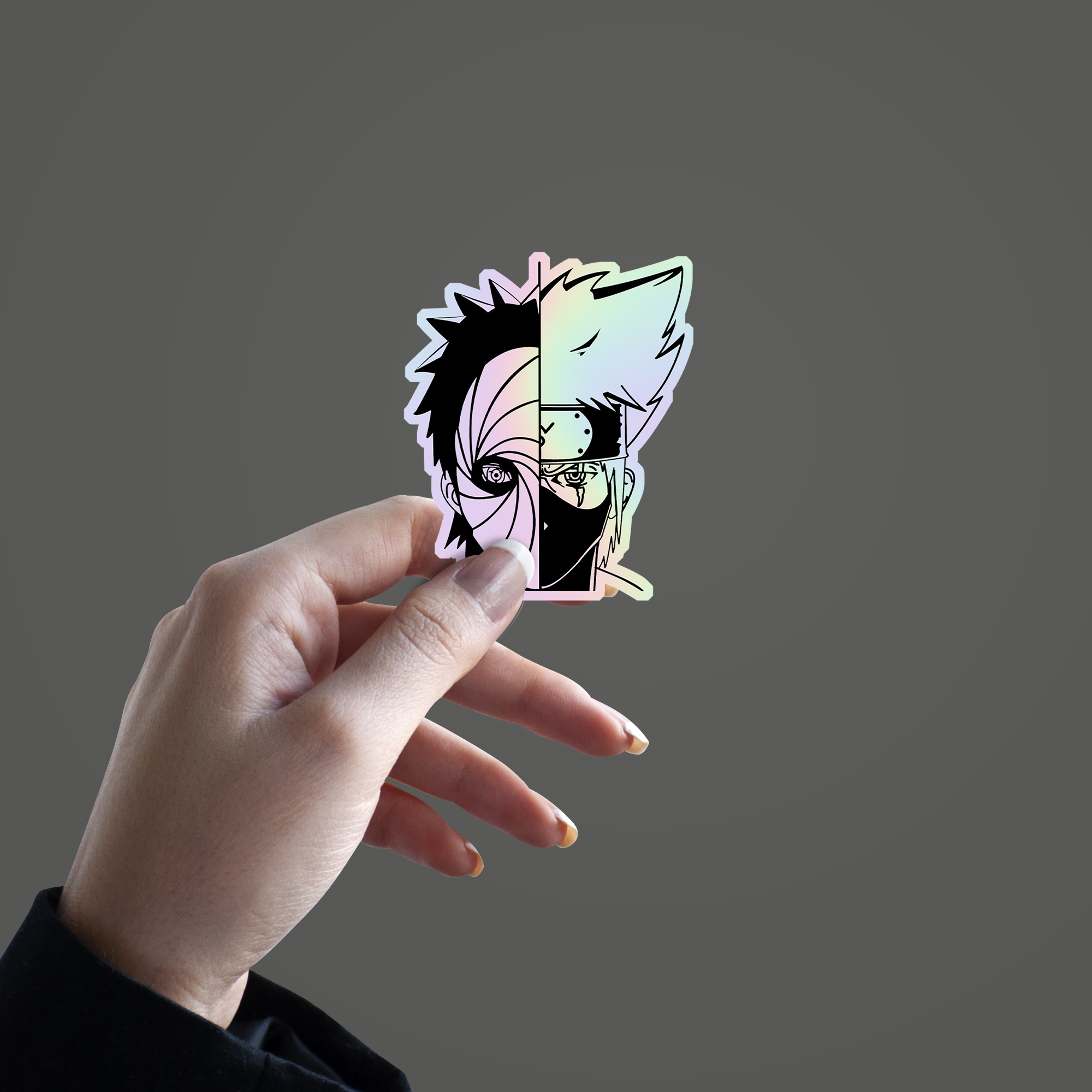 Kakashi Obita Holographic Sticker