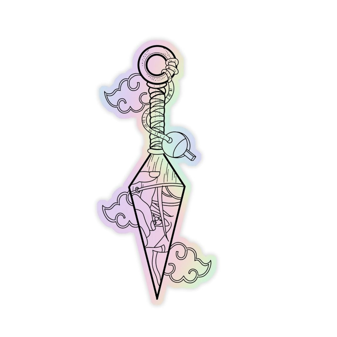 Kunai Holographic Sticker