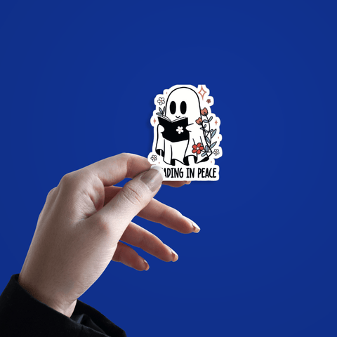 Ghost Reading Sticker