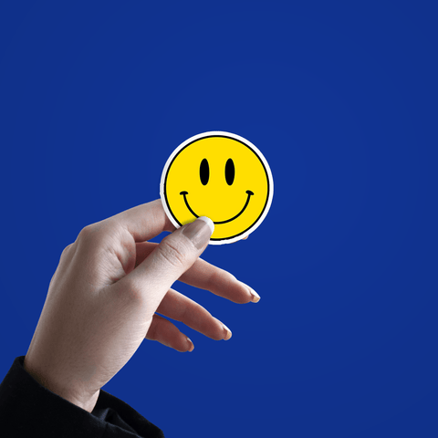 Yellow Smiley Emoji Sticker