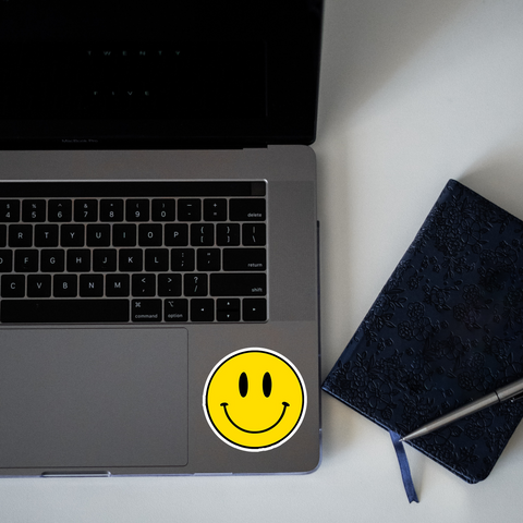 Yellow Smiley Emoji Sticker