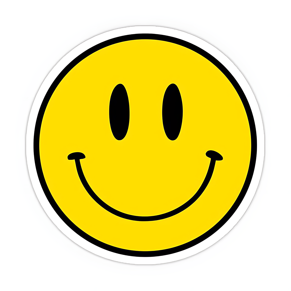 Yellow Smiley Emoji Sticker