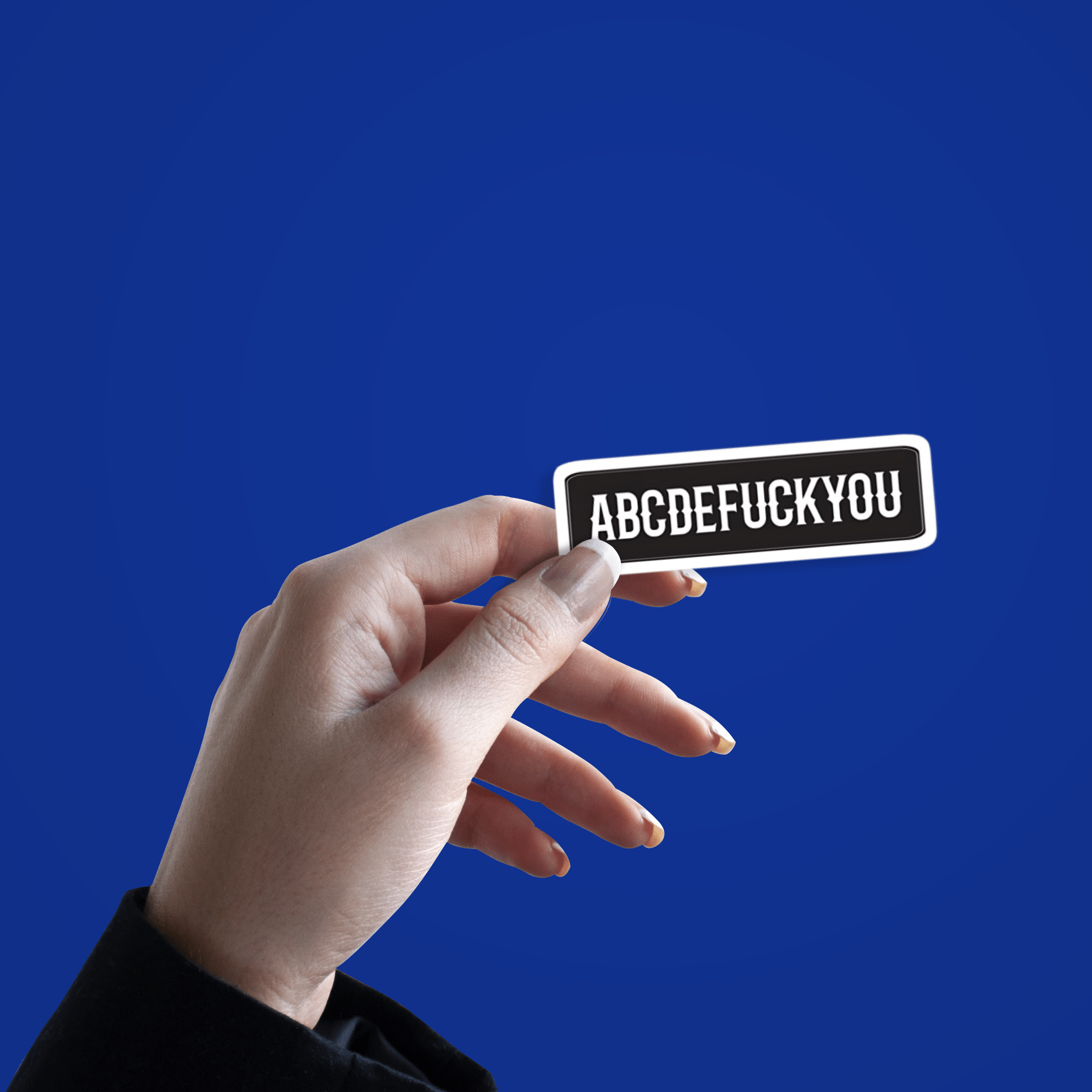 ABCDF#CKYOU Sticker