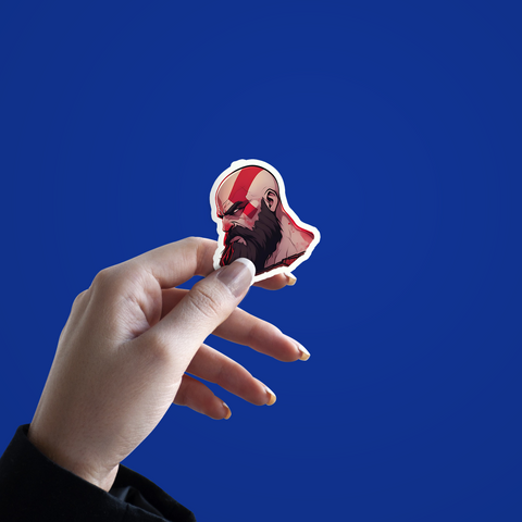 God of war brutal kratos Sticker