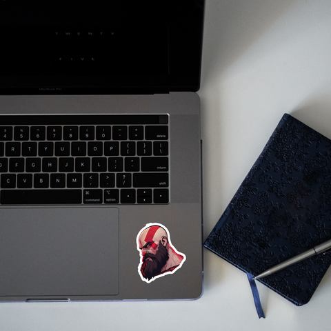 God of war brutal kratos Sticker