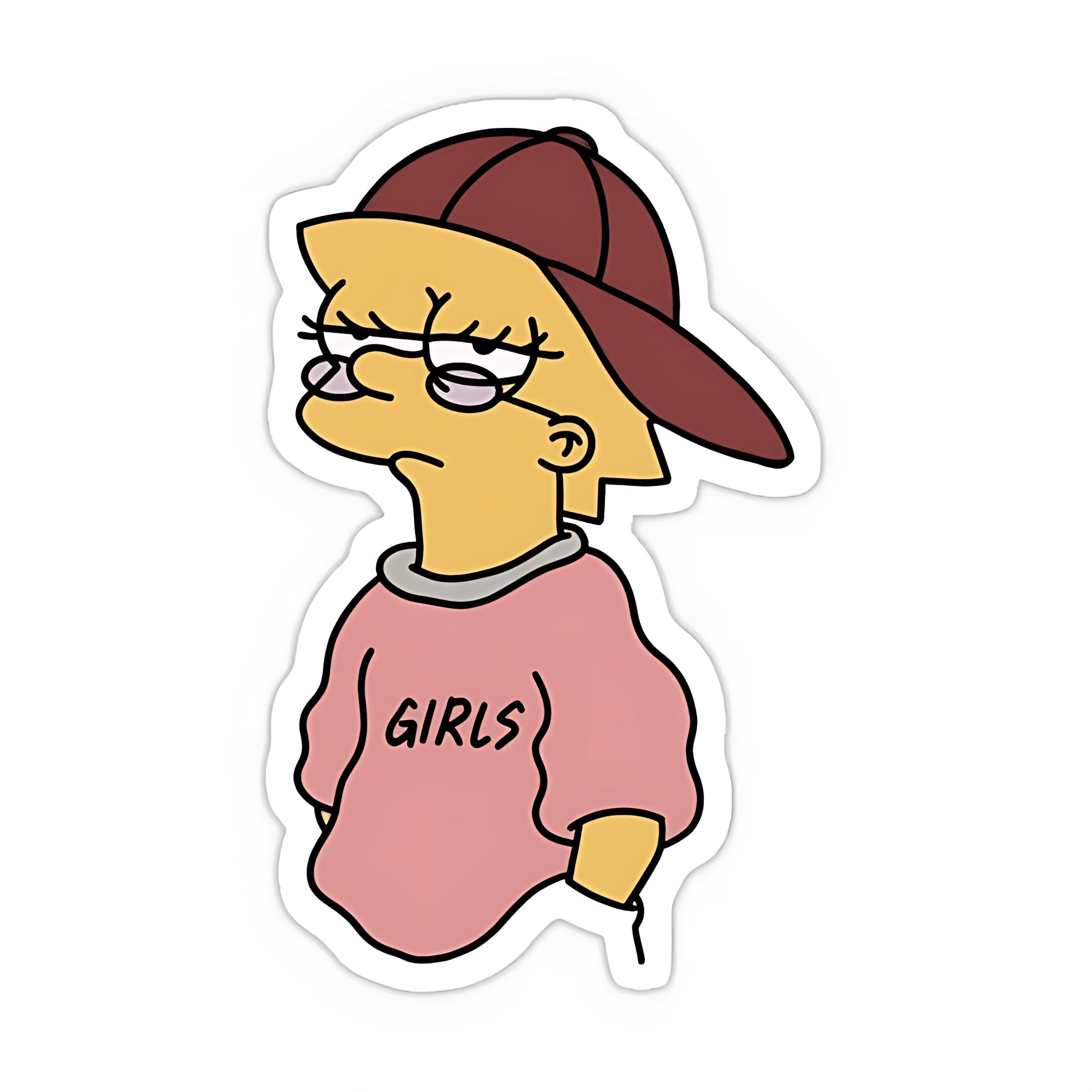 lisa Simpson Sticker