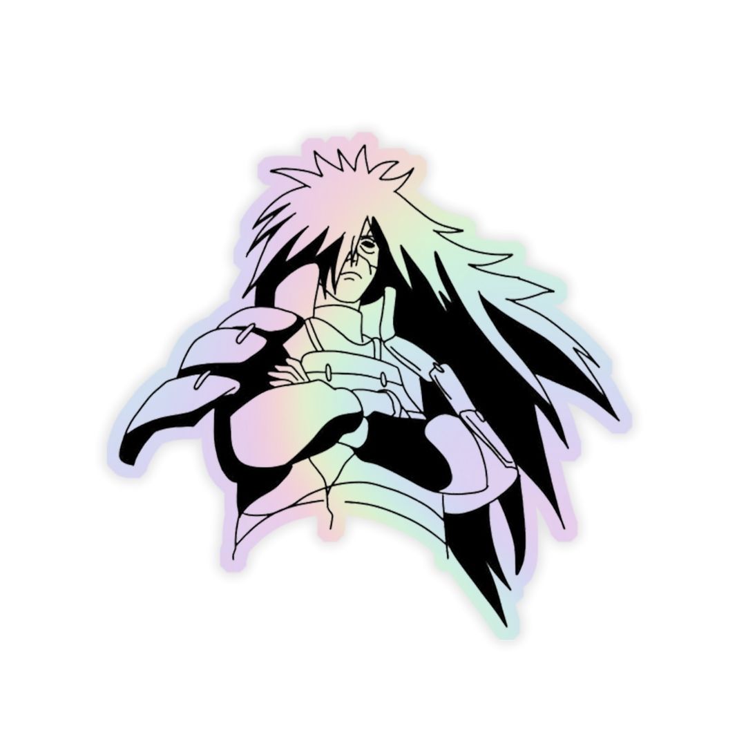 Madara Uchiha Holographic Sticker