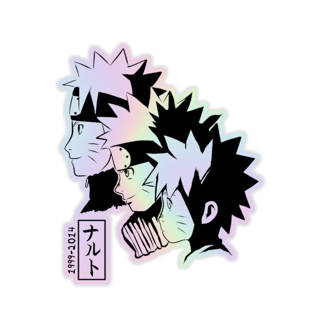 Naruto V2 Holographic Sticker