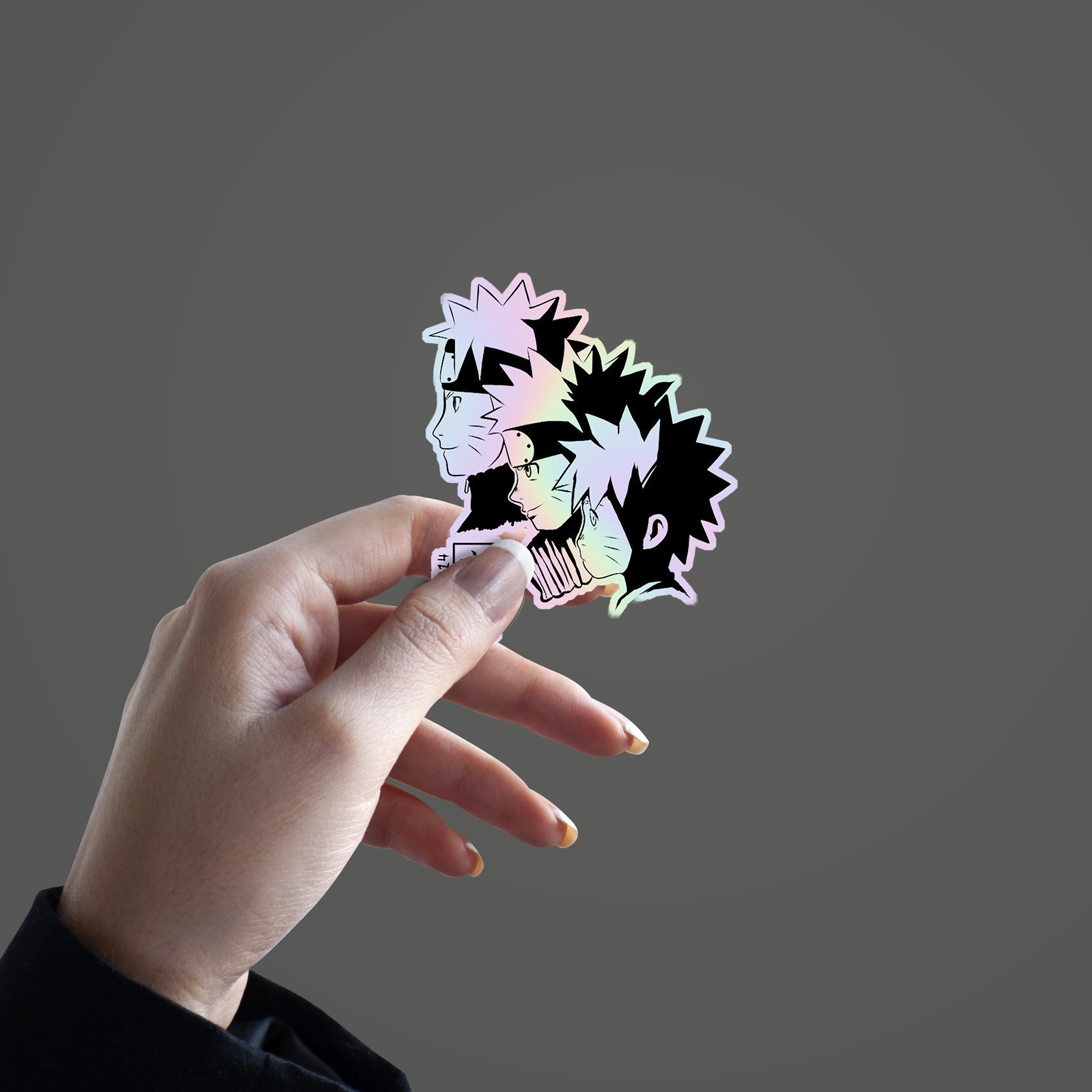 Naruto V2 Holographic Sticker