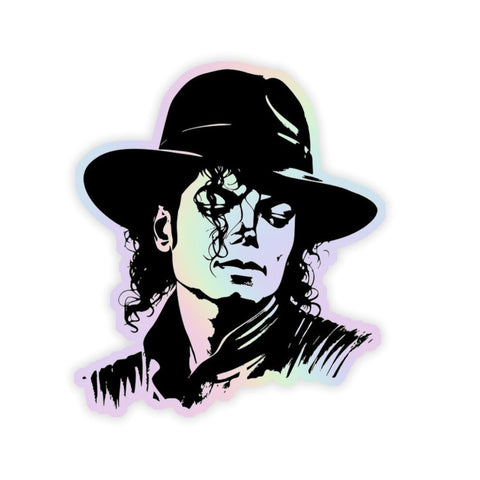 Michael Jackson Holographic Sticker