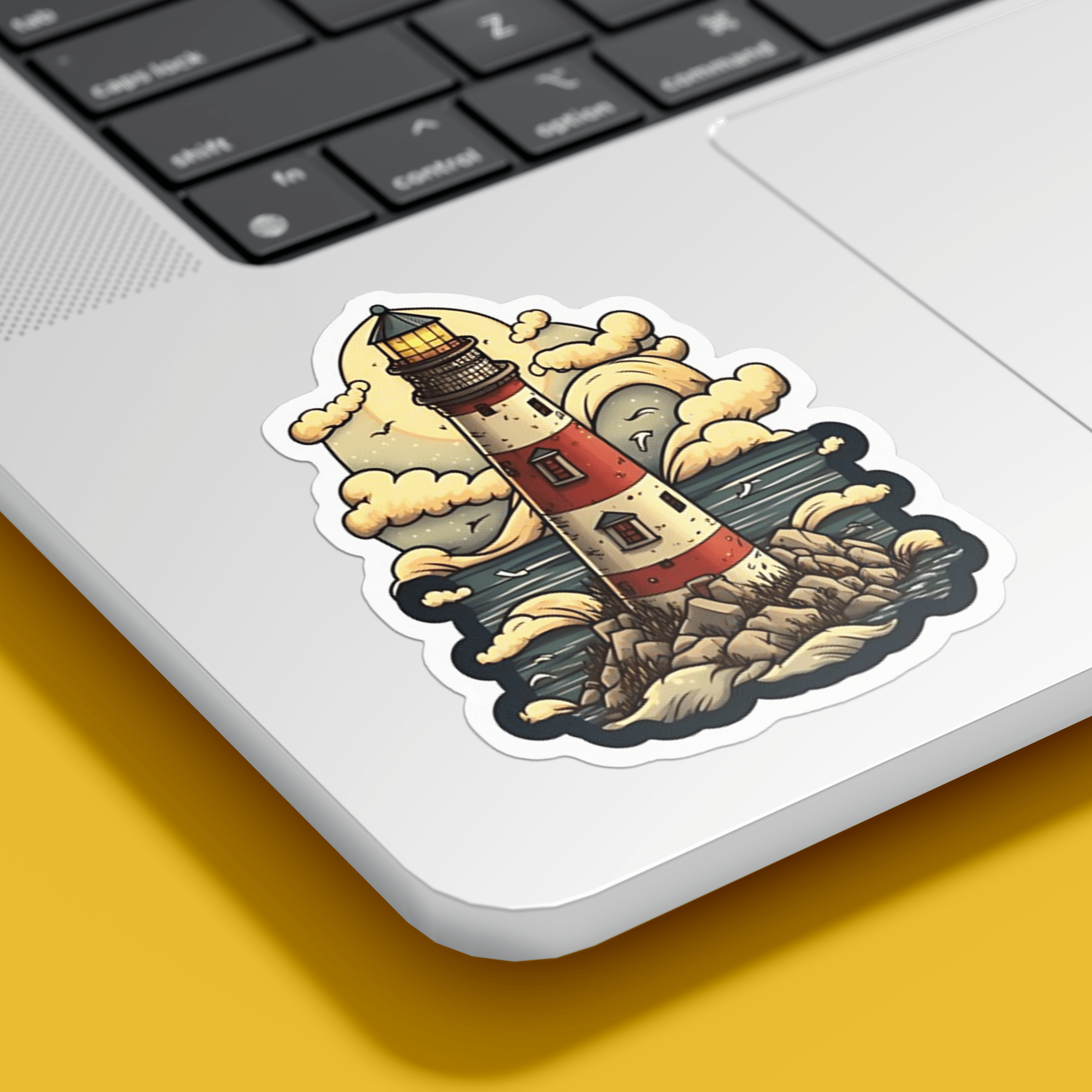 Cute Light House Sticker