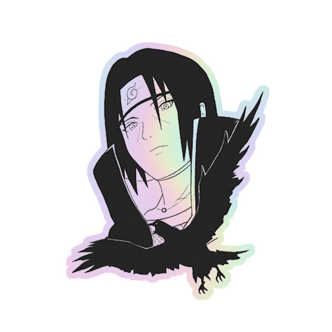 Itachi Uchiha Holographic Sticker