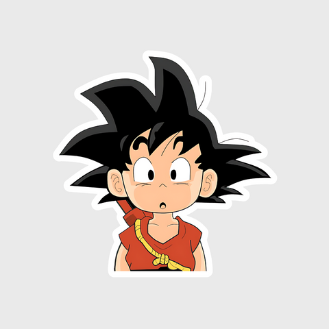 kid goku v3 sticker