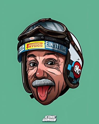 Albert Einstine Sticker