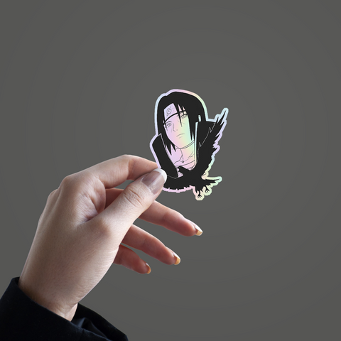 Itachi Uchiha Holographic Sticker