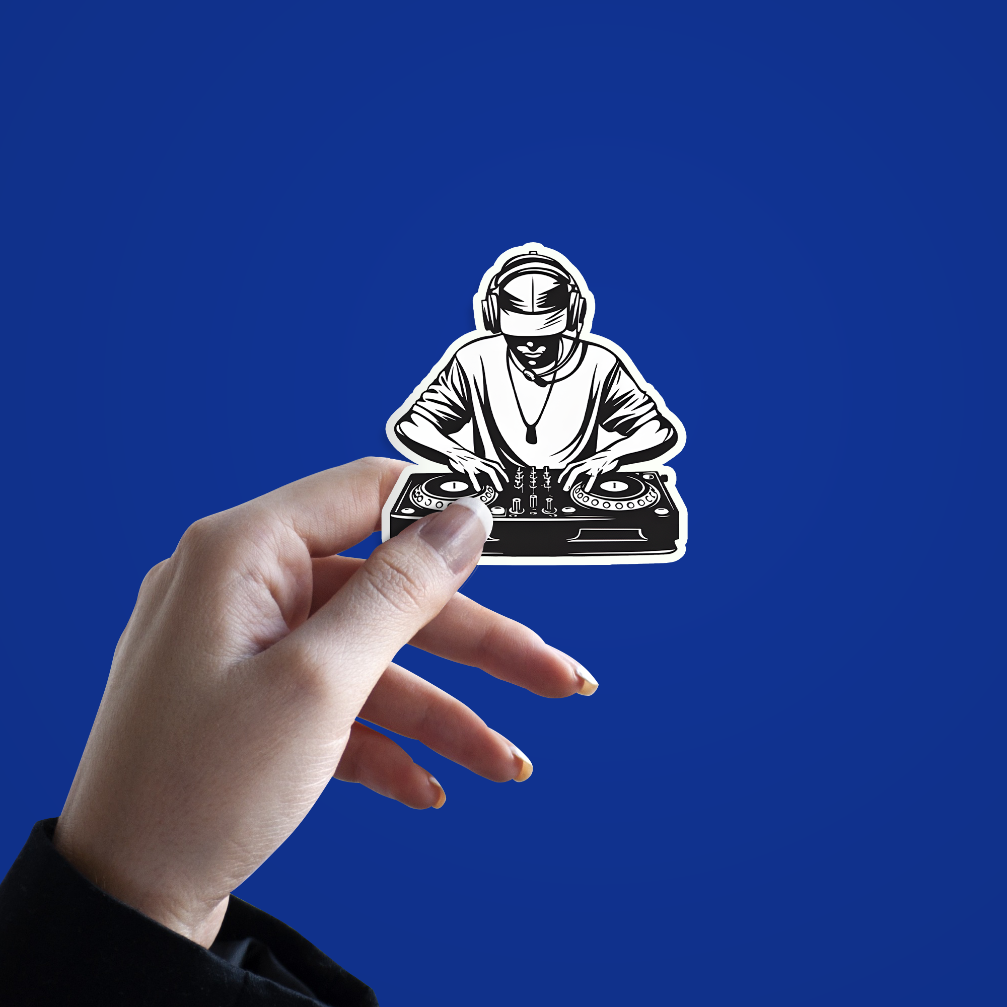 DJ Sketch Art Sticker