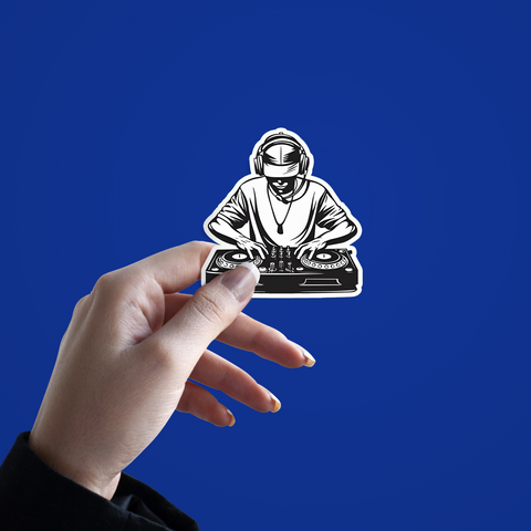 DJ Sketch Art Sticker