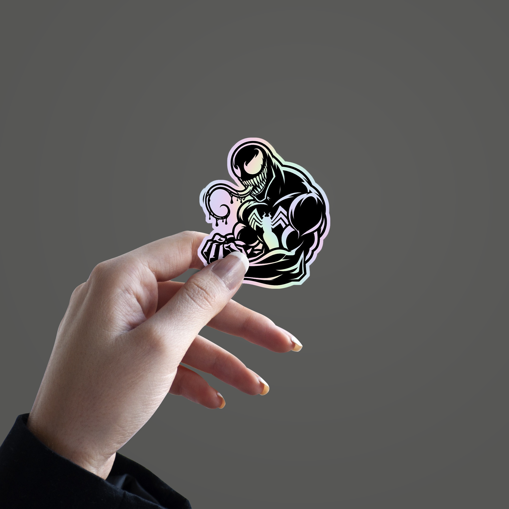 Venom Holographic Sticker