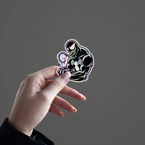 Venom Holographic Sticker