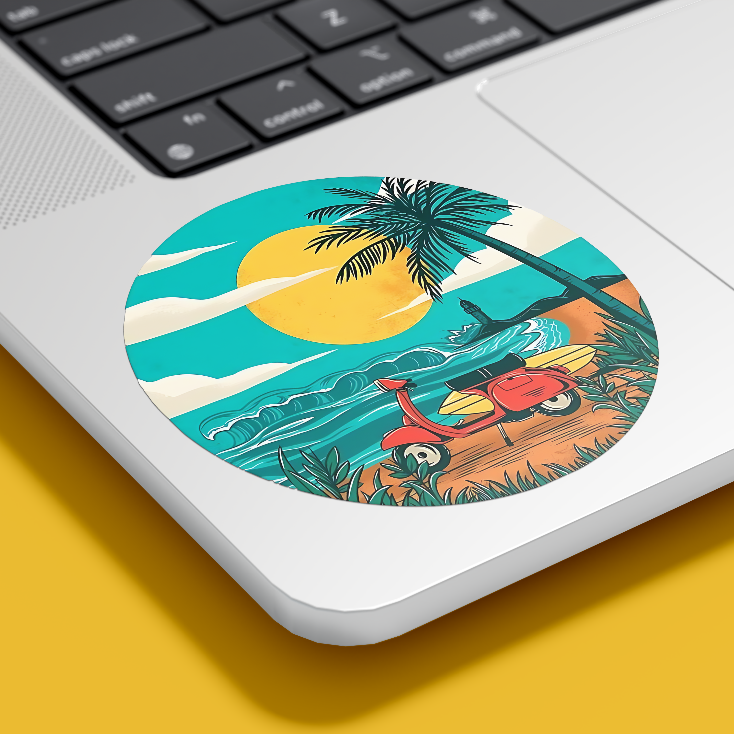 Vintage Island Sticker