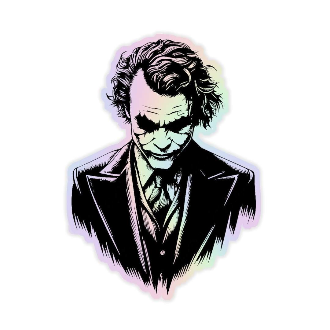 Joker V2 Holographic Sticker