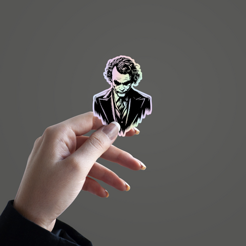 Joker V2 Holographic Sticker