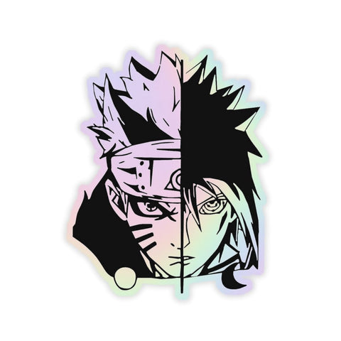 Naruto Sasuke Holographic Sticker