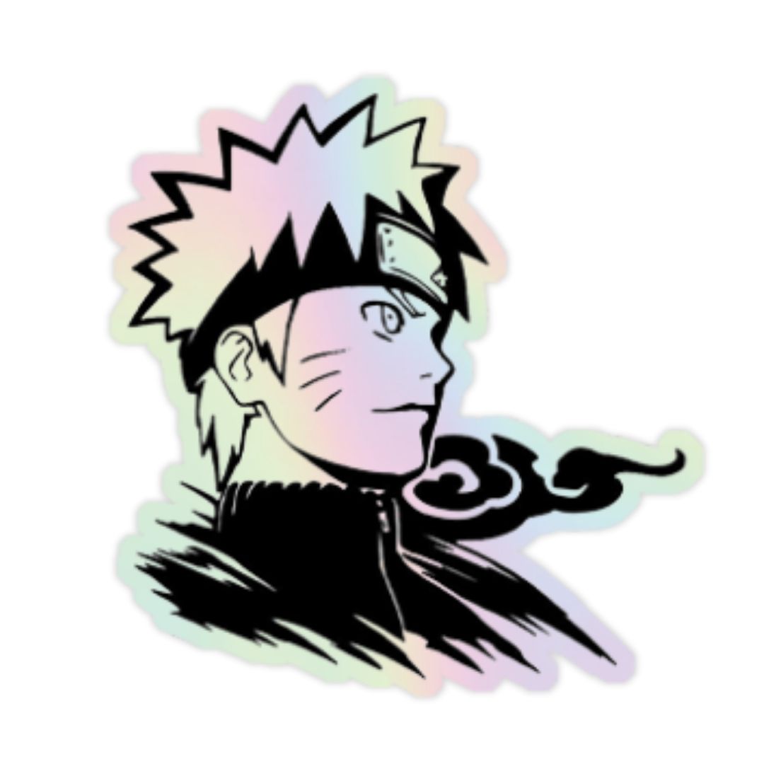 Naruto V6 Holographic Sticker