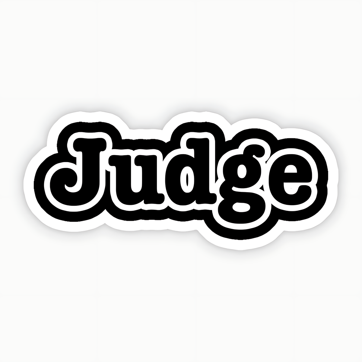 Judge Sticker