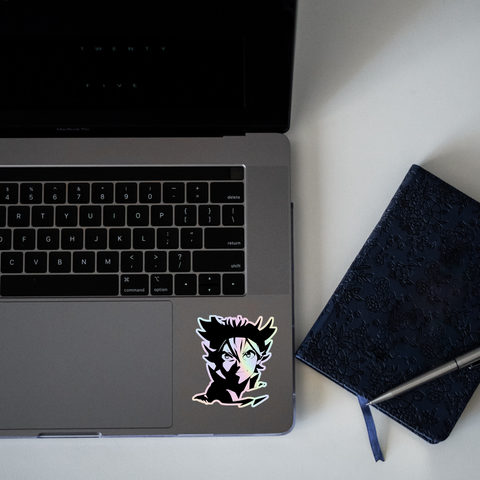 Black Clover Holographic Sticker