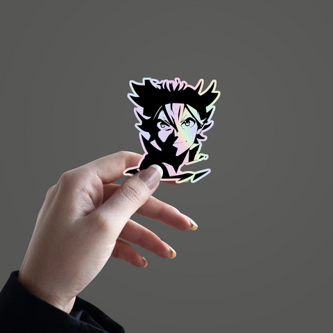 Black Clover Holographic Sticker