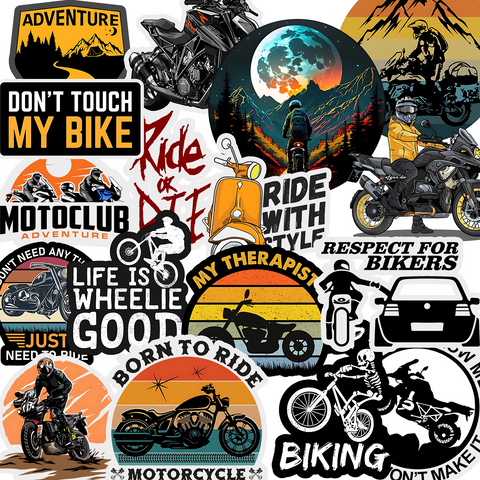 Bike Stickers Pack (15 Stickers )