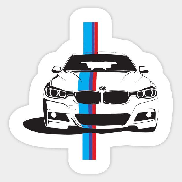 BMW M5 F10 Gold  Sticker