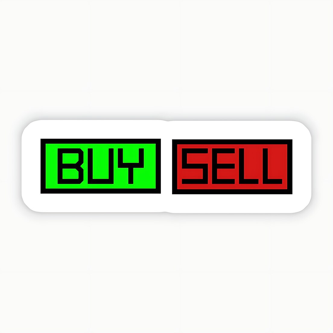 Buy And Sell Sticker