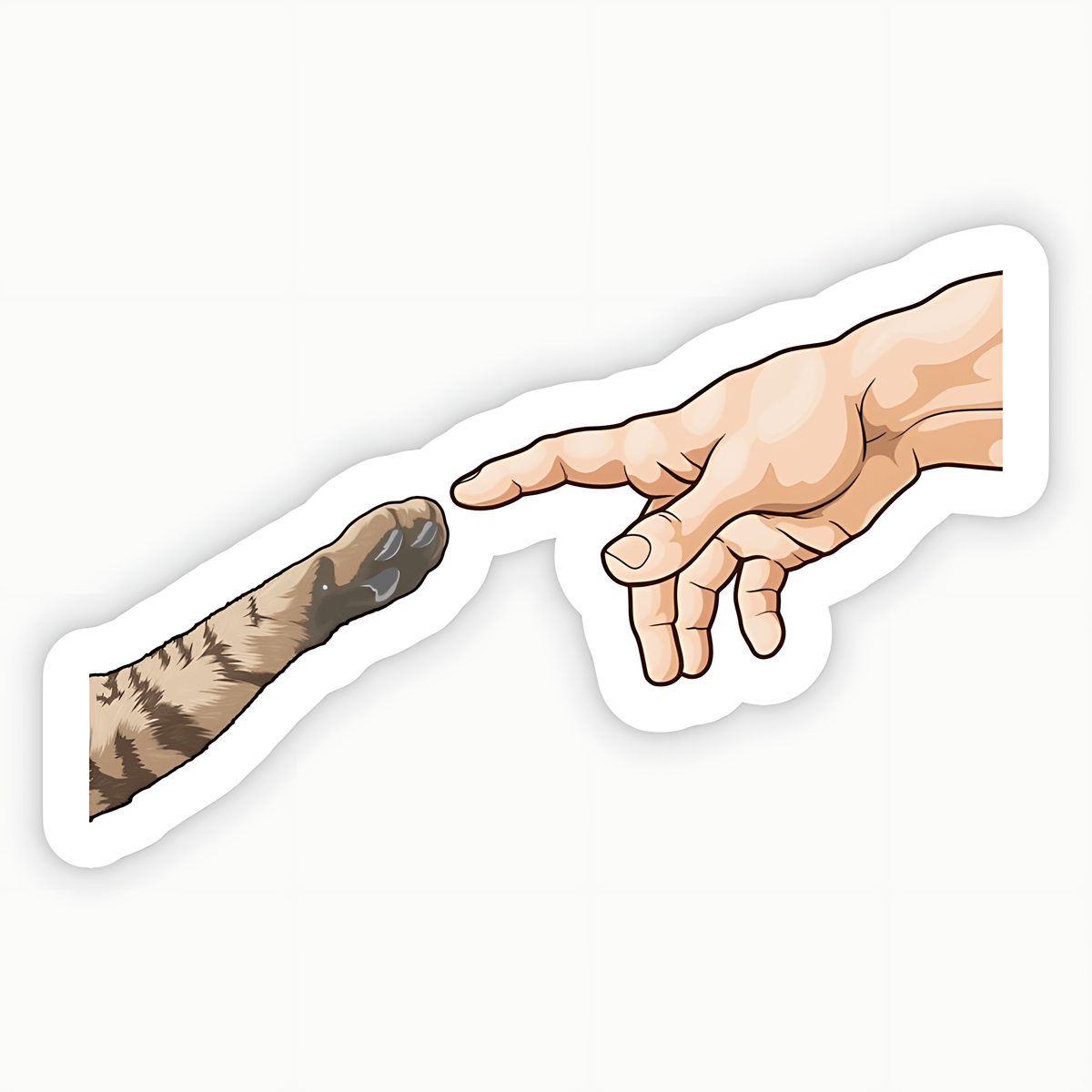 Touch Of God Sticker