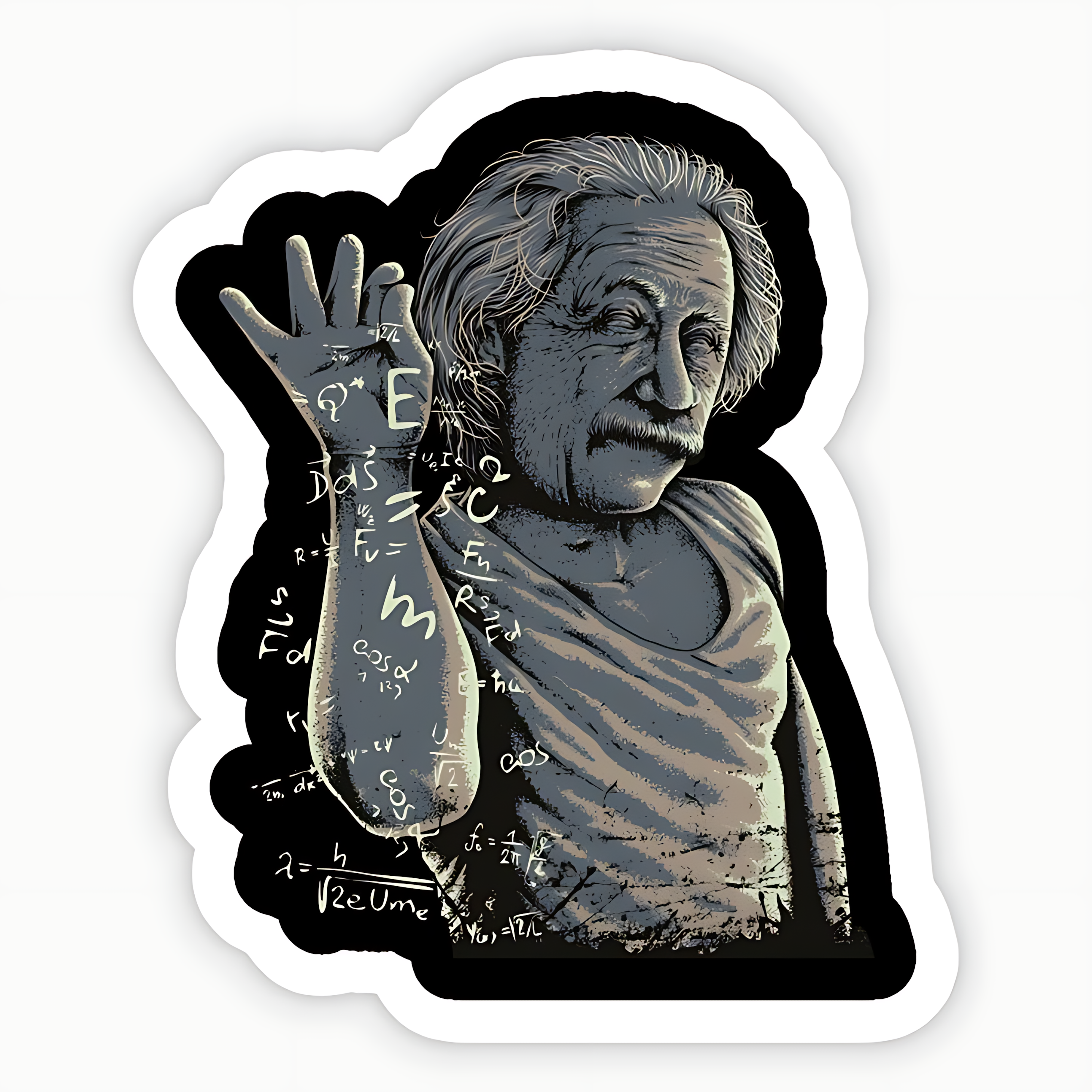 Einstein Physics Sticker