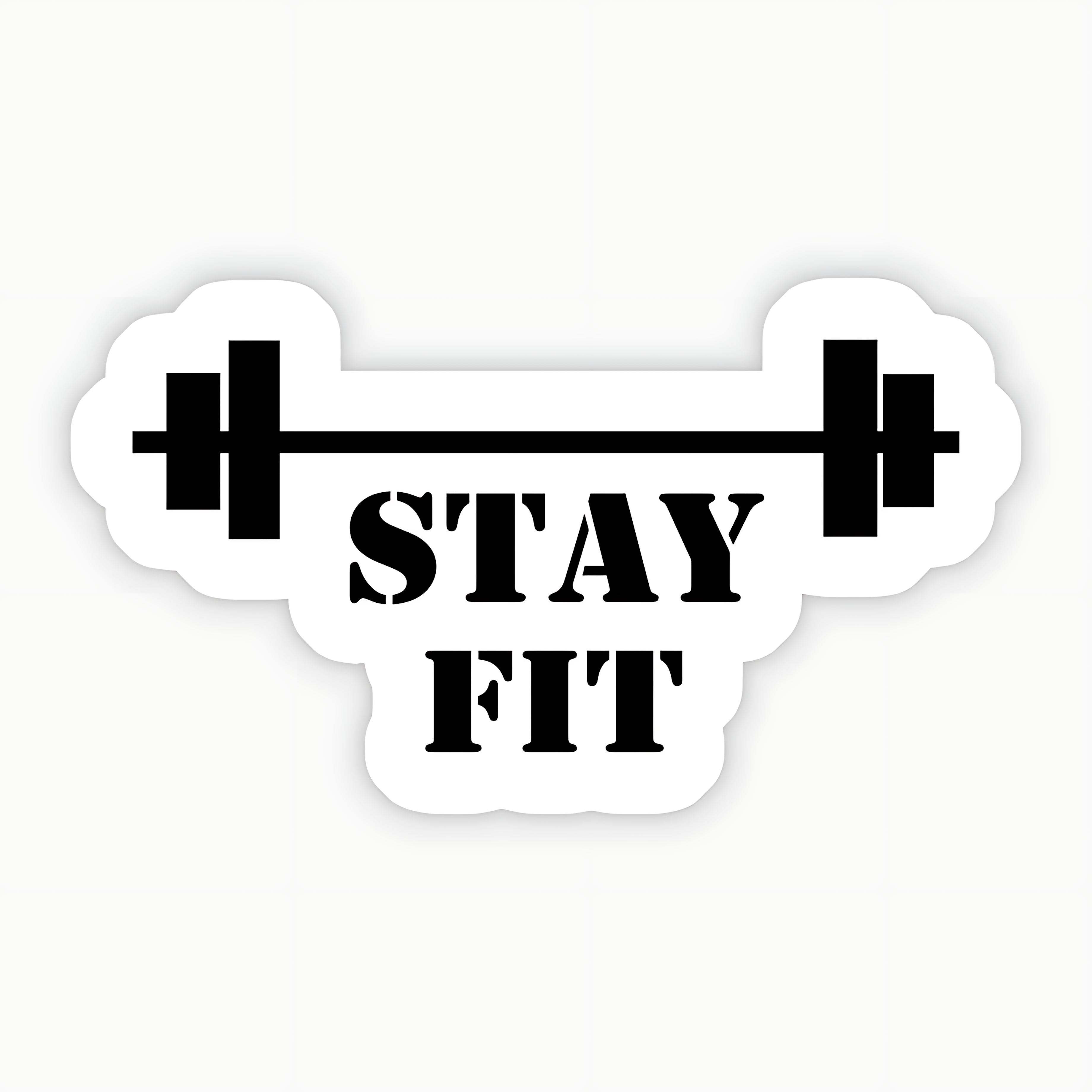 Stay Fit Sticker