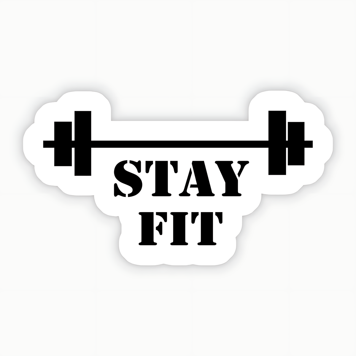 Stay Fit Sticker