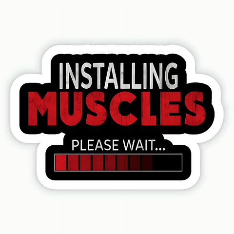 Installing Muscle Sticker