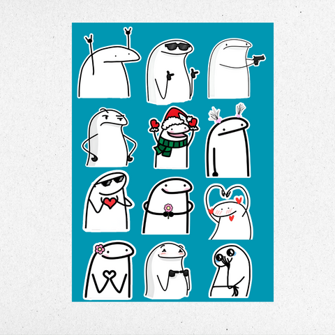 Flork mini Sticker sheet 1