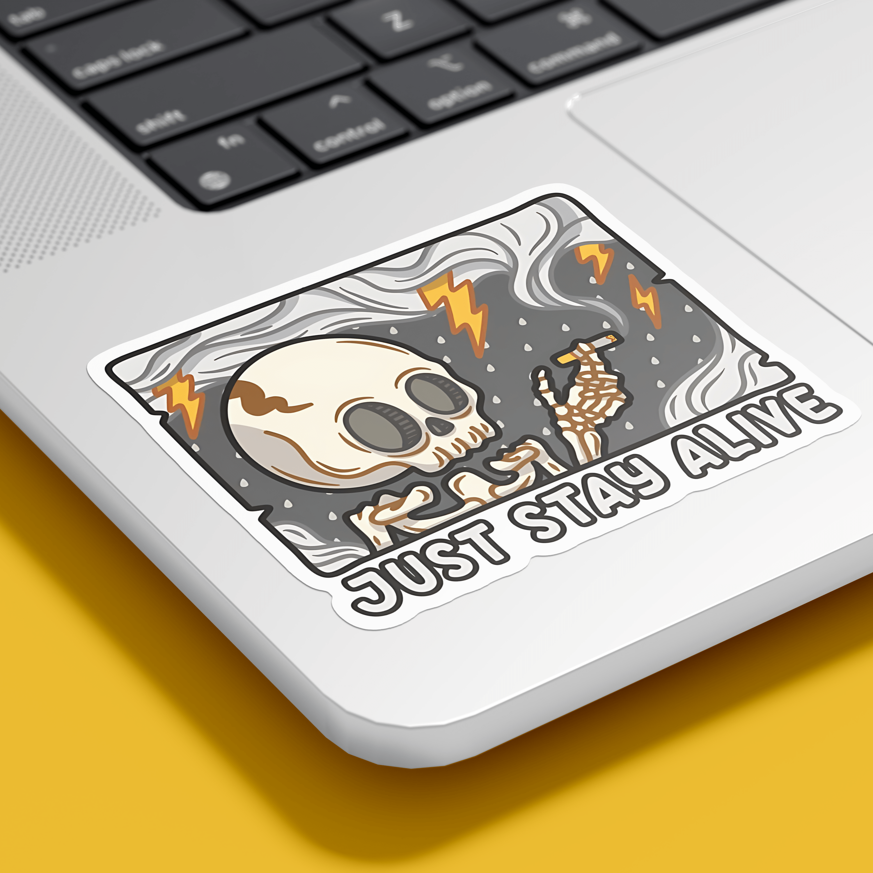 Just Stay Alive Sticker