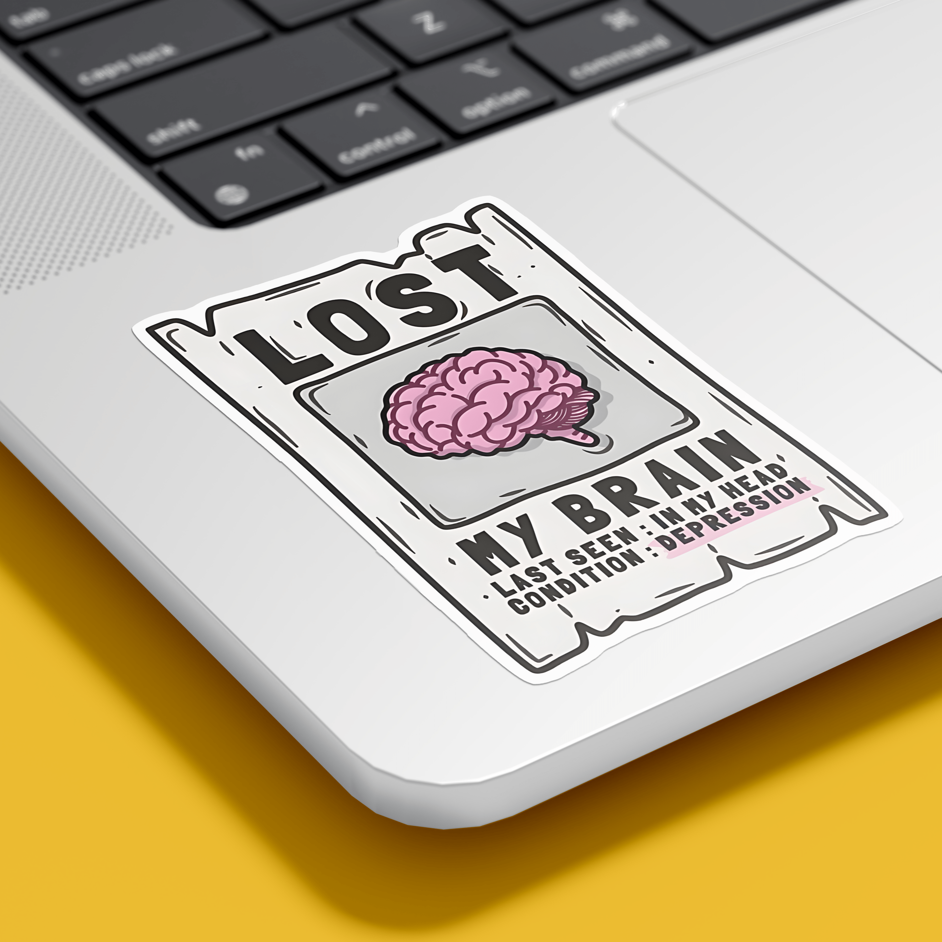 Lost Brain Sticker