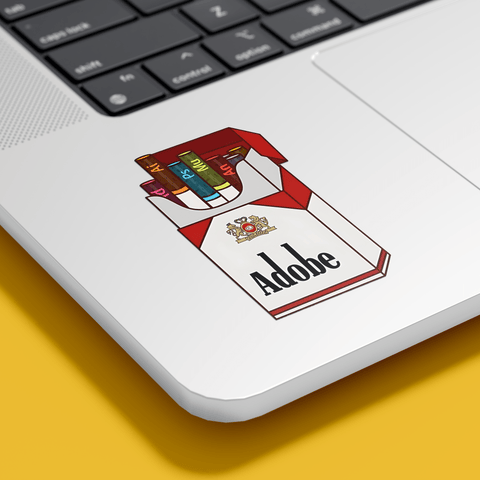 Adobe cigarette Sticker