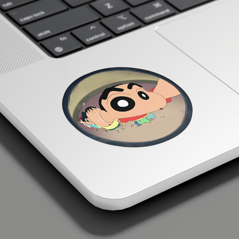 Shinchan Door Eye Sticker